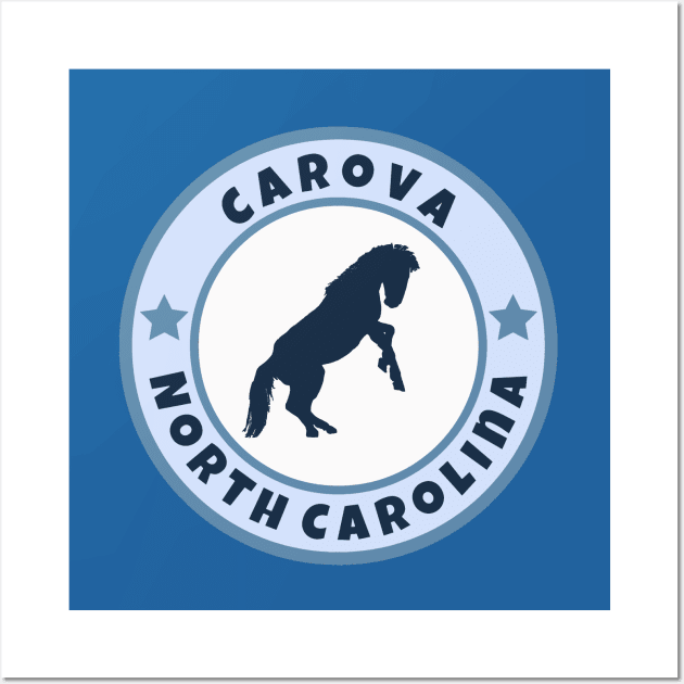 Carova NC Horse Profile Wall Art by Trent Tides